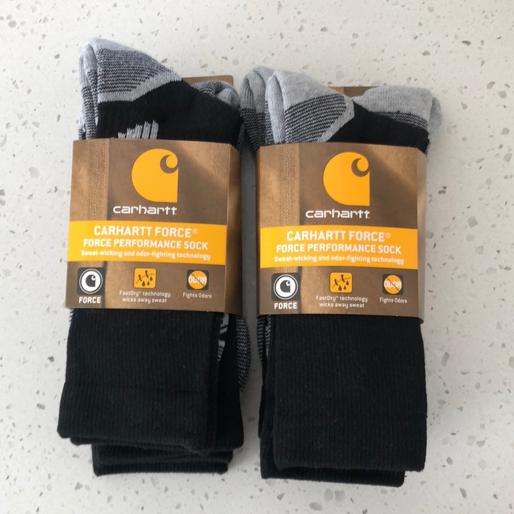 2 Packs of Carhartt Force Performance Socks